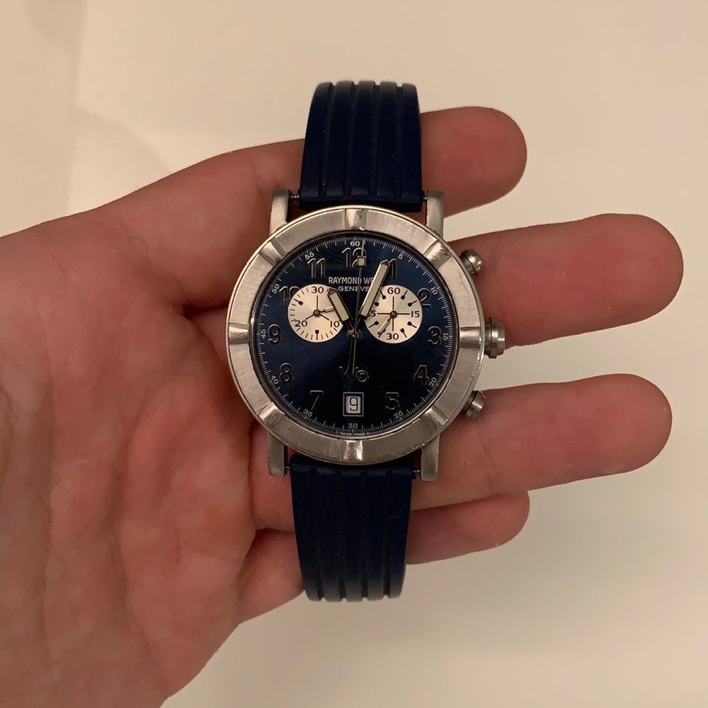 W18000 Raymond Weil vintage men’s watch 38 mm face